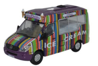 Oxford Diecast Mercedes Whitby Mondial Ice Cream Van - Smiths - 76WM006