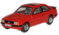 New Modellers Shop - Oxford Diecast - Rosso Red Ford Escort XR3i - 76XR004