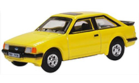 76XR007 - Oxford Diecast Ford Escort XR3i - Prairie Yellow