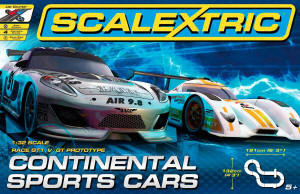 Scalextric Continental Sports Cars Set  - C1319