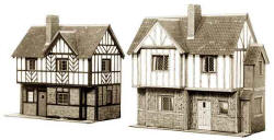 Superquick Model Card Kits - B28 Elizabethan Cottages