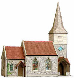Superquick Model Card Kits - B29 Country Church